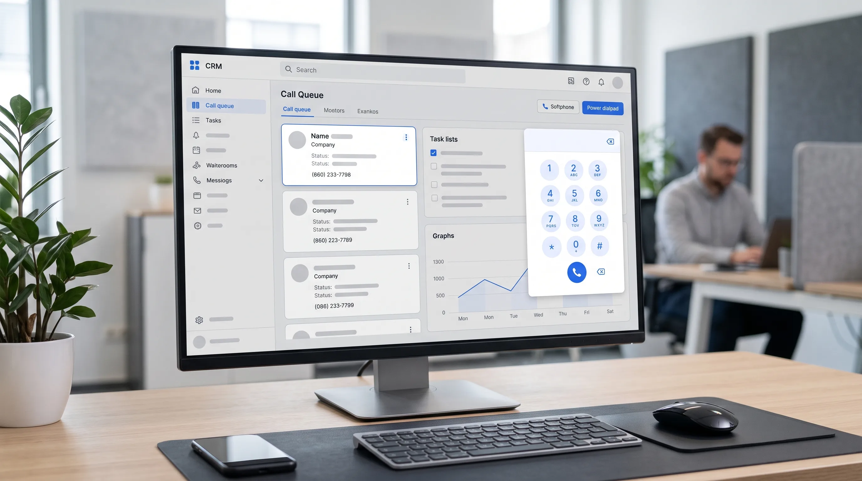 Power Dialer mit Disposition und Logging direkt am CRM-Deal