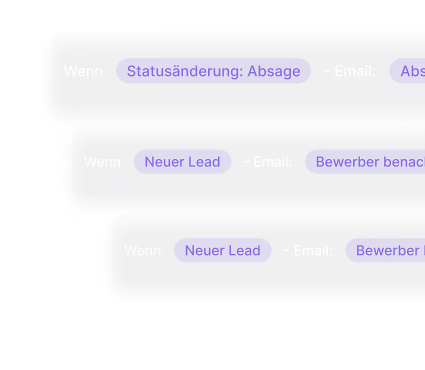 E-Mail-Automatisierungen bei neuen Leads und Statusänderungen